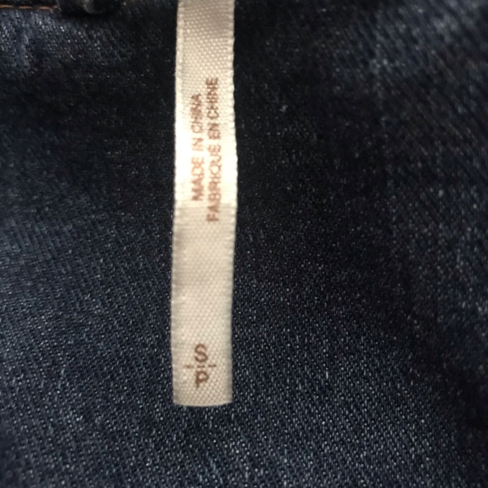 Free People Oversized Distressed Denim Jacket - Picture 12 of 16